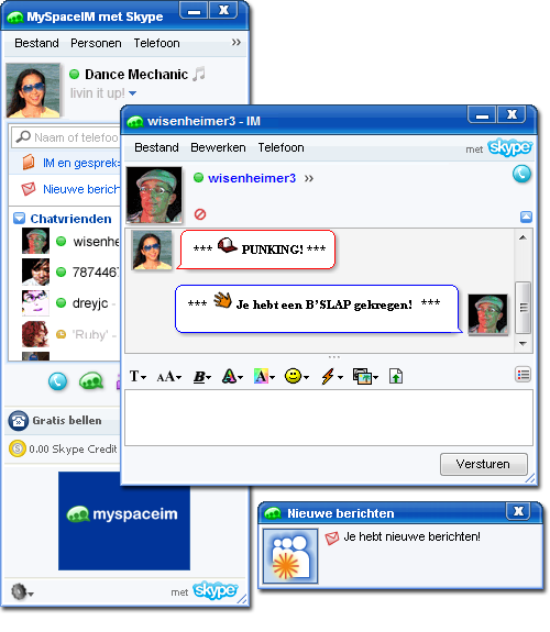 MySpaceIM-screenshots