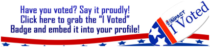 Get the 'I Voted' Badge!