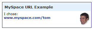 Setting up a MySpace Account