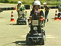 Elderly Scooter Race