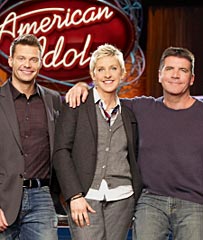 Ellen Degeneres Dishes on Simon Being Mean at the ‘Idol’ Judges Table!