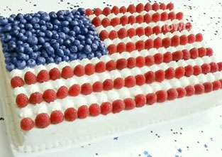 Make a Flag Cake