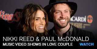 Nikki Reed & Paul McDonald: Music video shows in love couple