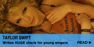 Taylor Swift: Writes HUGE check for young singers