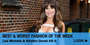Best & worst fashion of the week: Lea Michele & Kirsten Dunst kill it
