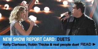Duets New Show Report Card: Kelly Clarkson, Robin Thicke & real people duet!