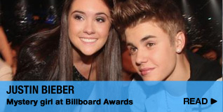 Justin Bieber Mystery girl at Billboard Awards