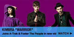 Kimbra "Warrior" joins A-Trak & Foster The People in new vid