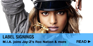 Label signings M.I.A. joins Jay-Z's Roc Nation & more