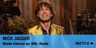 Mick Jagger Made history on SNL finale