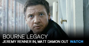 Bourne Legacy: Jeremy Renner in, Matt Damon out