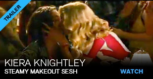 Kiera Knightley: Steamy makeout sesh in new trailer