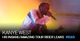 Kanye West: His insane/amazing tour rider leaks