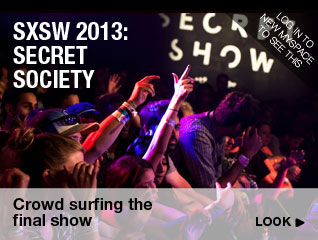 Secret Society SXSW 2013: Crowd surfing the final show