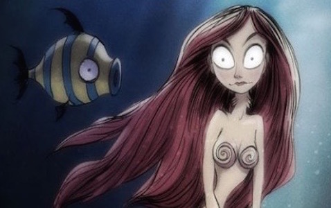 LA Artist Reimagines Disney Movies in the Style of Tim Burton