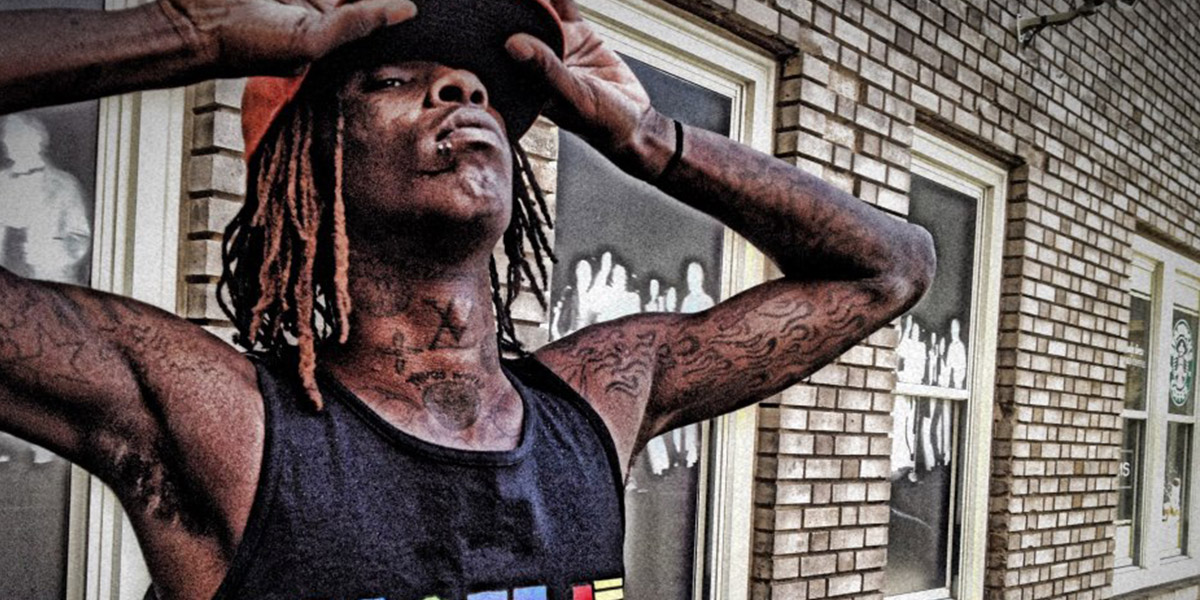 Young Thug Enjoys His Cough Syrup Over Strawberry Ice Cream