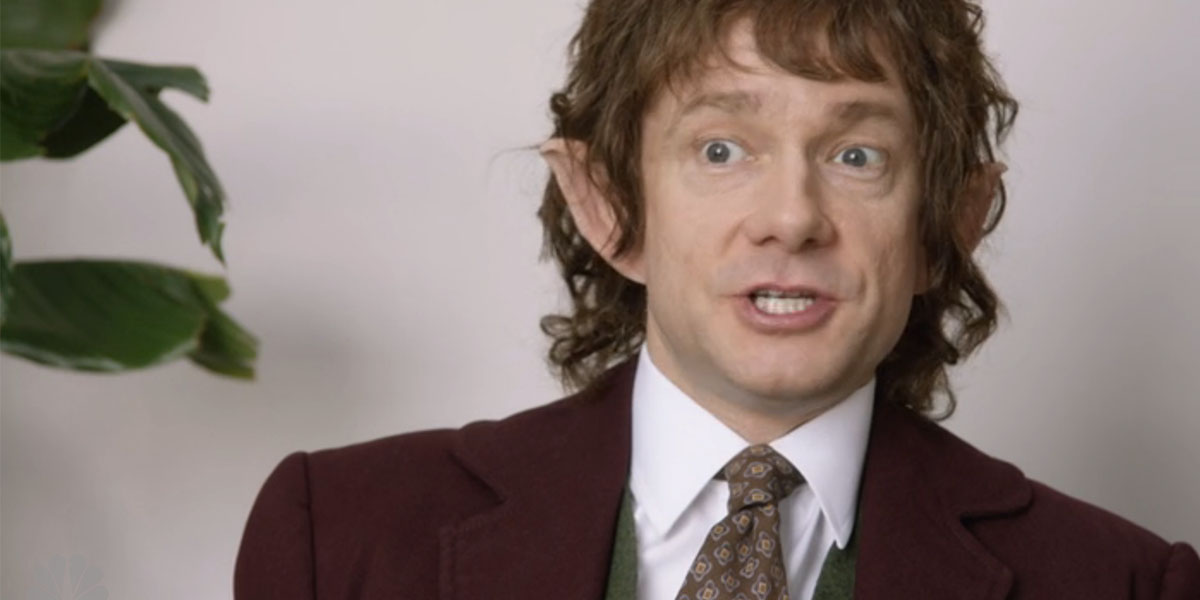 Martin Freeman Mashes Up 'The Office' & 'Lord of the Rings' In 'SNL' Sketch